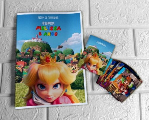 Álbum de Figurinhas Super Mario Bros
