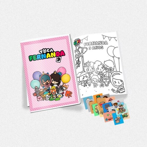 Álbum de Figurinhas Toca Life World Toca Boca