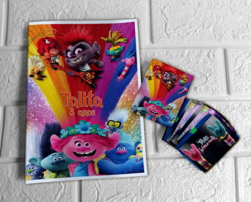 Álbum de Figurinhas Trolls 2