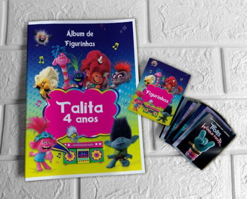 Álbum de Figurinhas Trolls World Tour