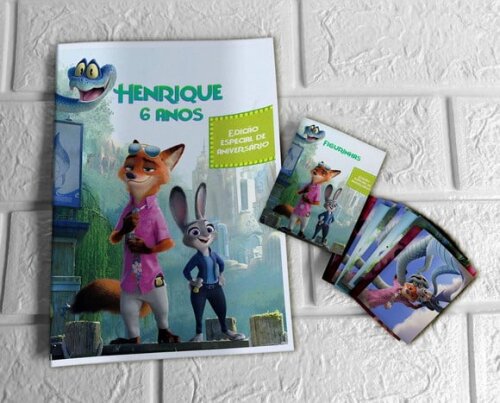 Álbum de Figurinhas Zootopia 2