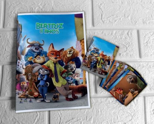 Álbum de Figurinhas Zootopia