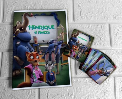 Álbum de Figurinhas Zootopia 2