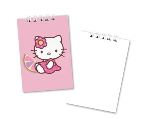 Bloquinho 7x10cm Capa Mole Hello Kitty