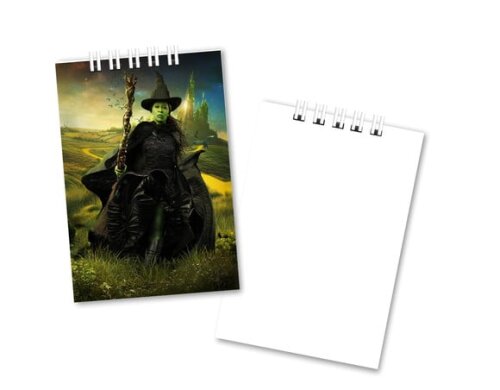 Bloquinho 7x10cm Capa Mole Wicked Bruxas de Oz