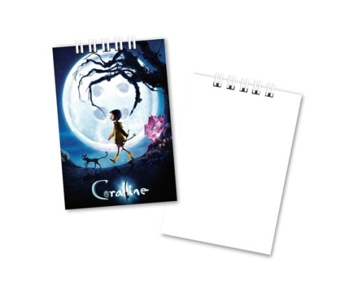Bloquinho de Notas 7x10 cm Capa Mole Coraline