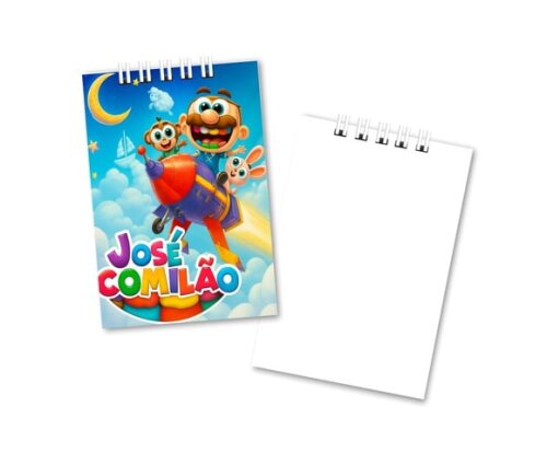 Bloquinho de Notas 7x10 cm Capa Mole José Comilão