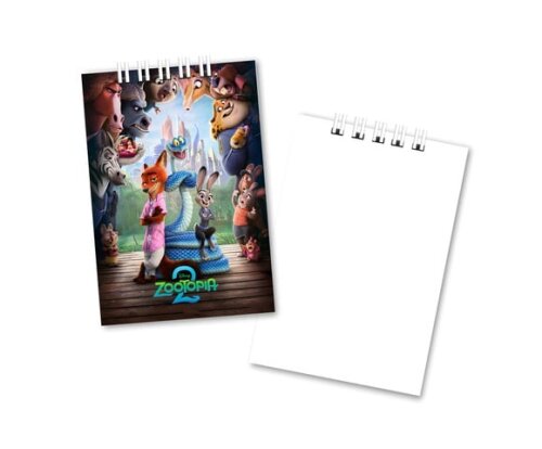 Bloquinho de Notas 7x10 cm Zootopia 2