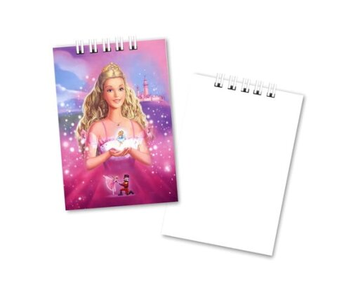 Bloquinho de Notas 7x10cm Capa Mole Barbie