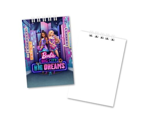 Bloquinho de Notas 7x10cm Capa Mole Barbie