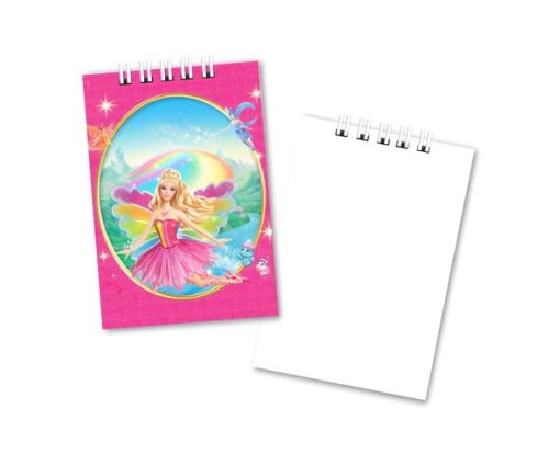 Bloquinho de Notas 7x10cm Capa Mole Barbie