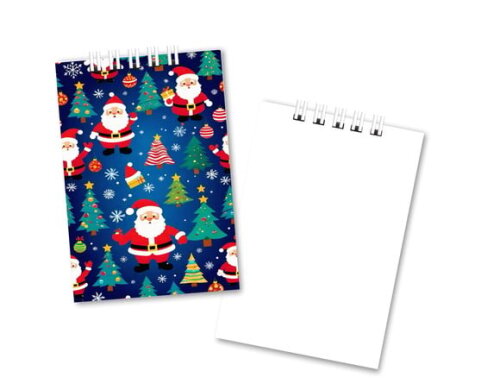 Bloquinho de Notas 7x10cm Capa Mole Natal Stitch
