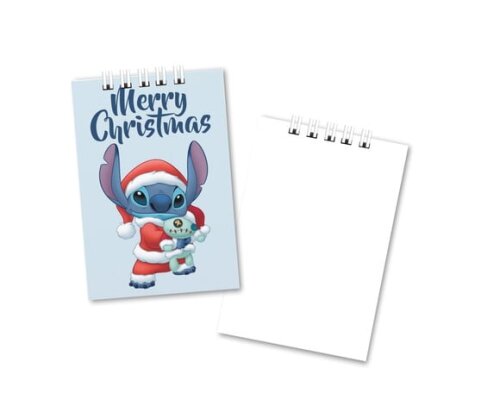 Bloquinho de Notas 7x10cm Capa Mole Natal Stitch