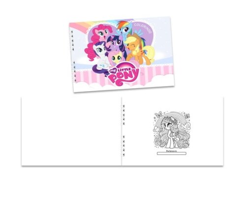 Caderno para Colorir 15x21cm Capa Mole My Little Poney