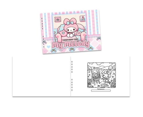 Caderno para Colorir 15x21cm Capa Mole My Melody