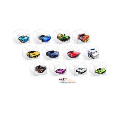 Forminha de Doce Hot Wheels