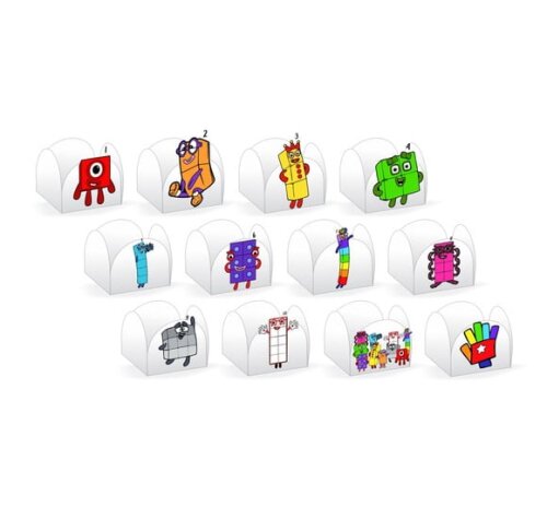 Forminha de Doce Numberblocks