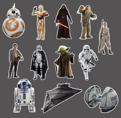 Forminha de Doce Star Wars