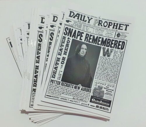 Jornal o Profeta Diário Pequeno 15x21 cm Harry Potter