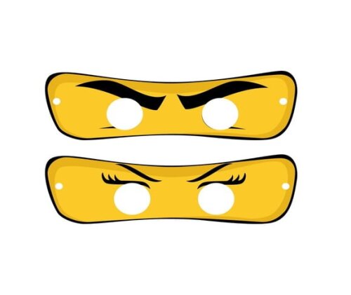 Máscara de Papel Ninjago