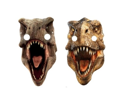Máscara de Papel Jurassic World
