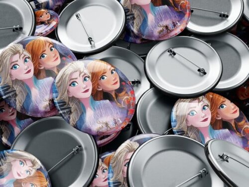 Mini Botton 3,7cm Frozen 2