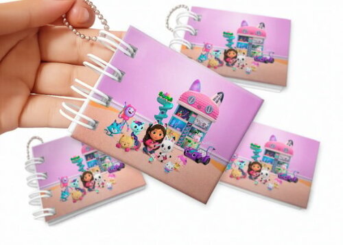 Mini Livro de Colorir 6x8cm a Casa Mágica da Gabby