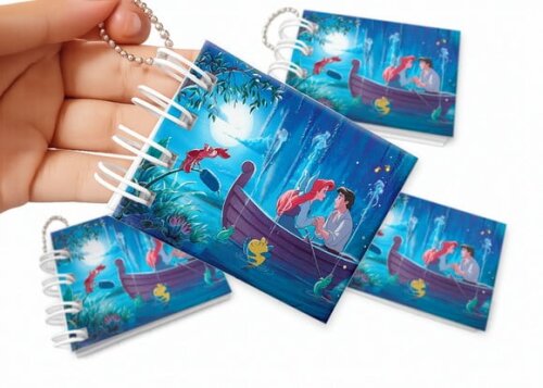 Mini Livro de Colorir 6x8cm a Pequena Sereia