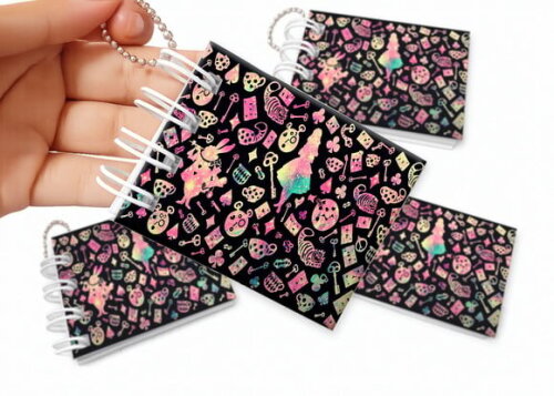 Mini Livro de Colorir 6x8cm Alice no País das Maravilhas