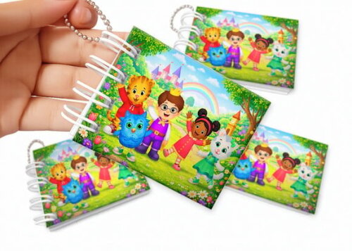 Mini Livro de Colorir 6x8cm Daniel Tigre