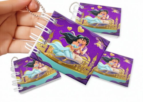 Mini Livro de Colorir 6x8cm Jasmine