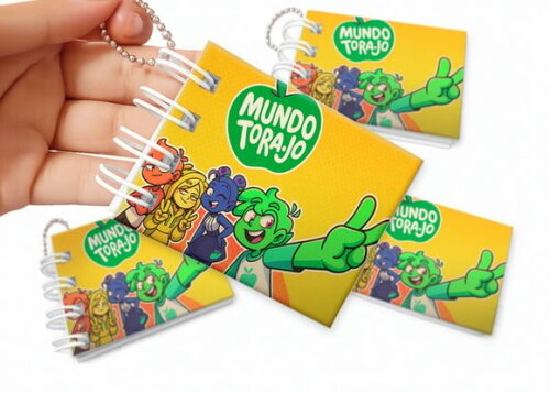 Mini Livro de Colorir 6x8cm Mundo Torajo