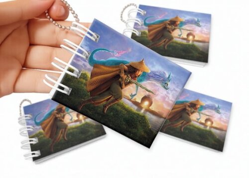 Mini Livro de Colorir 6x8cm Raya e o Último Dragão