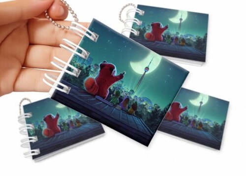 Mini Livro de Colorir 6x8cm Red Crescer É Uma Fera