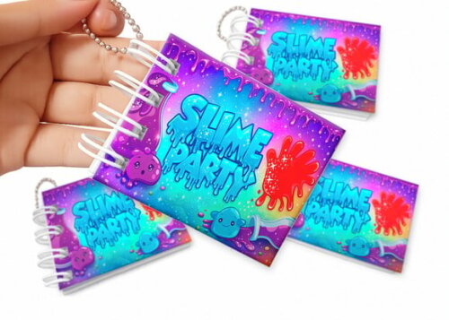 Mini Livro de Colorir 6x8cm Slime