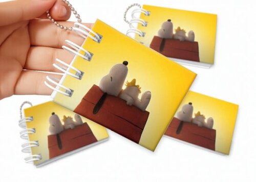 Mini Livro de Colorir 6x8cm Snoopy