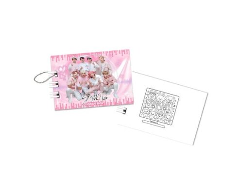 Mini Livro de Colorir 6x8cm Stray Kids