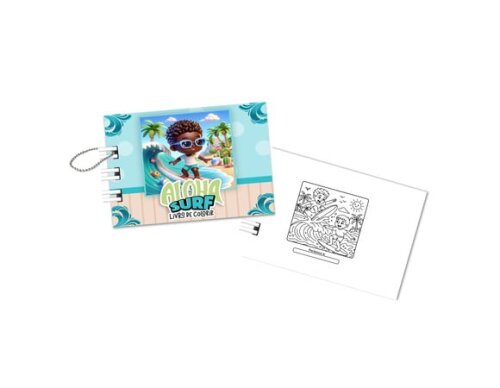 Mini Livro de Colorir 6x8cm Surf