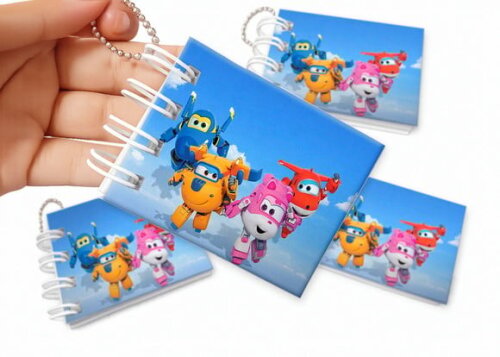 Mini Livro de Colorir 6x8cm Super Wings