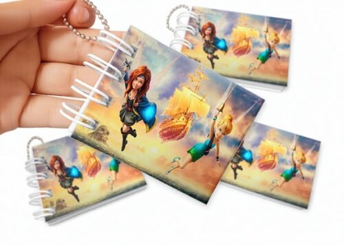 Mini Livro de Colorir 6x8cm Tinker Bell