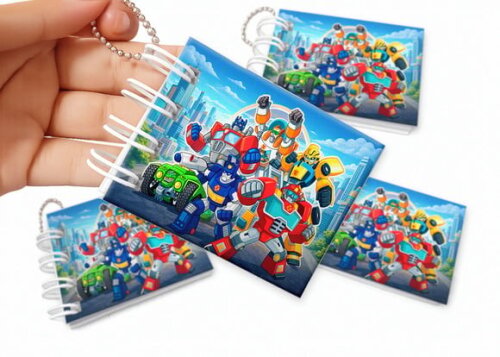 Mini Livro de Colorir 6x8cm Transformers