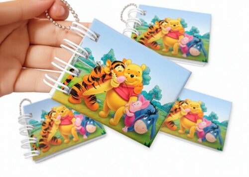 Mini Livro de Colorir 6x8cm Ursinho Pooh