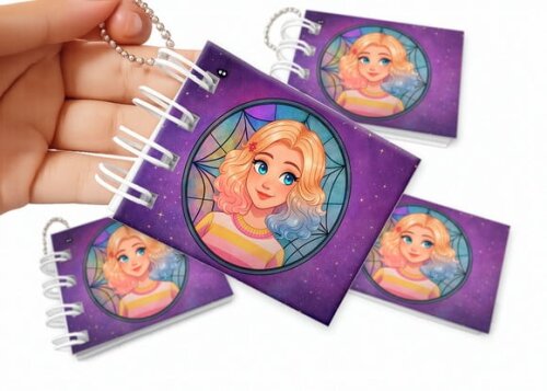 Mini Livro de Colorir 6x8cm Wandinha Addams