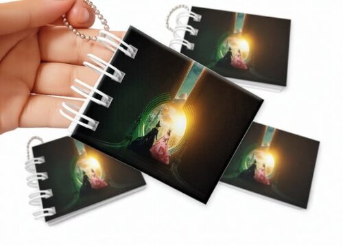Mini Livro de Colorir 6x8cm Wicked Bruxas de Oz