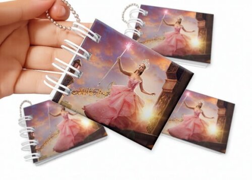 Mini Livro de Colorir 6x8cm Wicked Bruxas de Oz