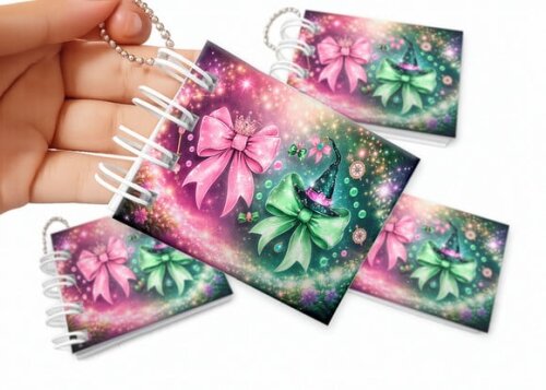 Mini Livro de Colorir 6x8cm Wicked Bruxas de Oz