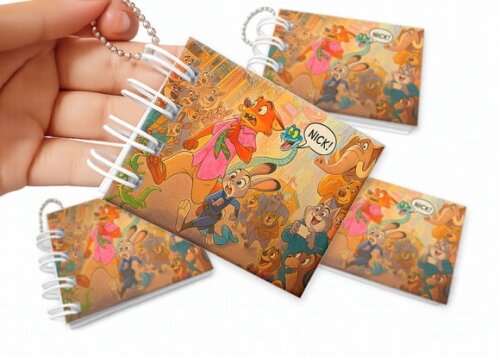 Mini Livro de Colorir 6x8cm Zootopia 2