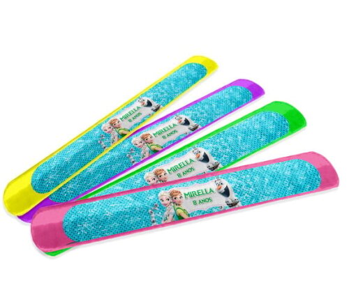 Pulseira Bate Enrola Frozen