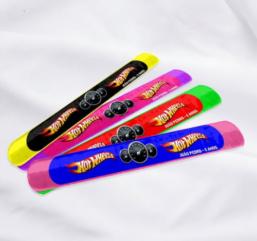 Pulseira Bate Enrola Hot Wheels