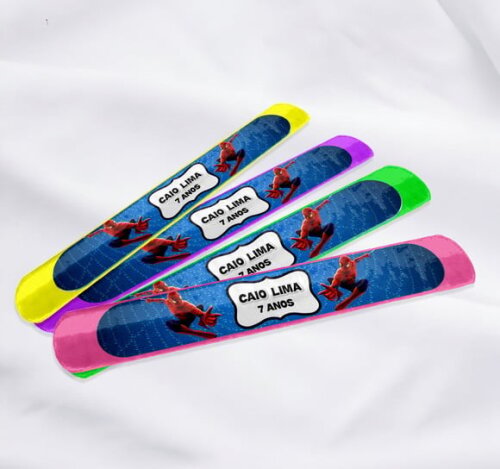 Pulseira Bate Enrola Homem Aranha